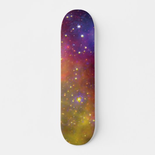 SMC WR7 Binary Star Nebula - Hubble Space Photo Skateboard (Voorkant)
