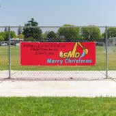 smd Merry-kerstbanner Spandoek (Insitu)