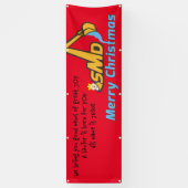 smd Merry-kerstbanner Spandoek (Verticaal)