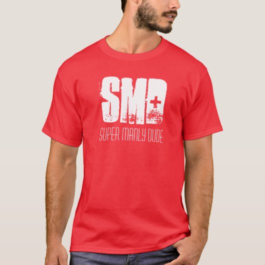 SMD, Super Manly T-shirt (Voorkant)