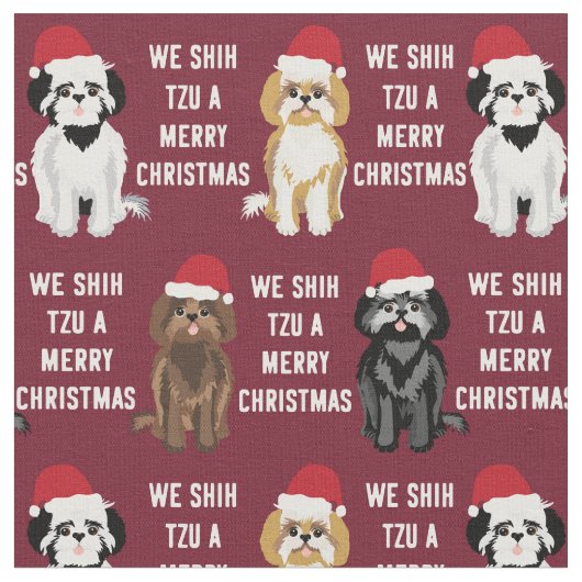 sme tzu grappige kerst stof (Close Up)