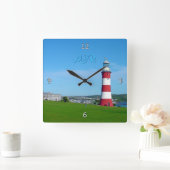 Smeaton's toren, de Hoe, Plymouth Vierkante Klok (Huis)