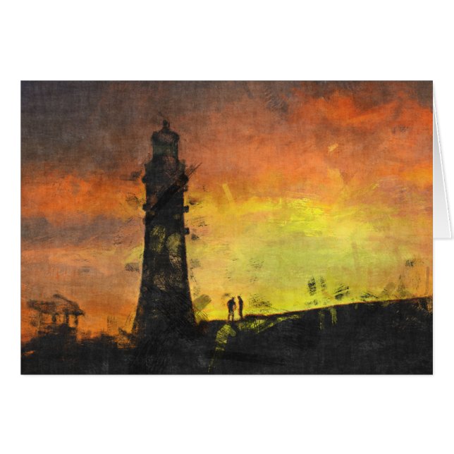 Smeaton's toren op Sunset (Voorkant Horizontaal)
