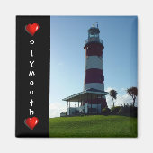 Smeaton's toren, Plymouth Hoe Magneet (Voorkant)