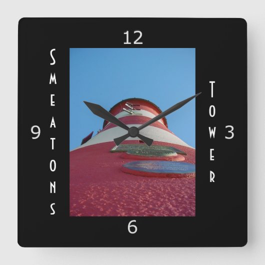 Smeaton's toren, Plymouth Hoe Vierkante Klok (Voorkant)