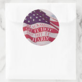 smeden krijgen het warm ronde sticker (Tas)