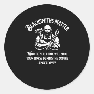 smeden-Sticker Ronde Sticker