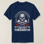Smeden van Metalworking Blacksmith Tinsmith T T-shirt (Design voorkant)