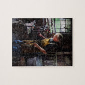 Smederij - Beginnen met een knal Legpuzzel (Horizontaal)