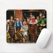 Smederij - De IJzerhandelaars van Maidenhead 1900 Muismat (Met muis)