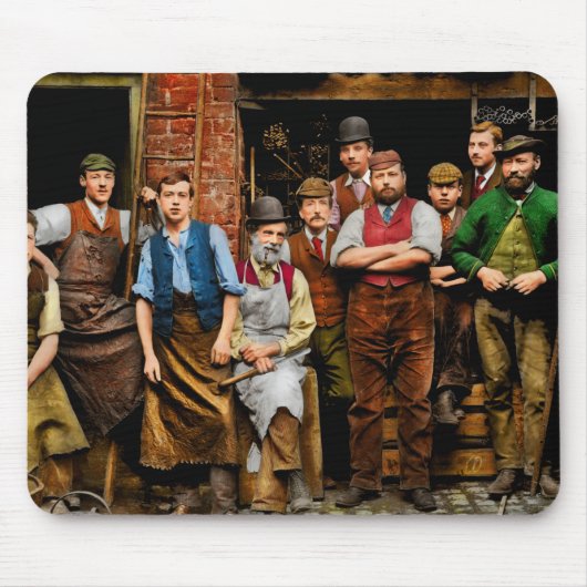 Smederij - De IJzerhandelaars van Maidenhead 1900 Muismat (Voorkant)