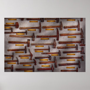 Smederij - Gereedschap - Bonkende hoofdpijn Poster