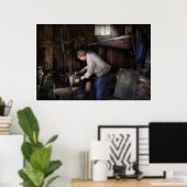 Smederij - Met metaal knutselen Poster (Thuiskantoor)