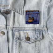 Smederij Vierkante Button 5,1 Cm (In situ)