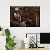 Smederij - werken aan de smederij poster (Thuiskantoor)