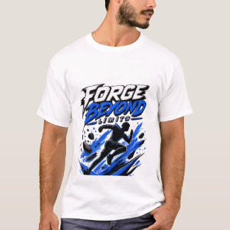 Smeed buiten de grenzen | Motiverende hardloper gr T-shirt