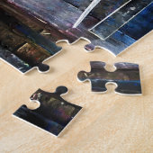 Smeedgereedschap op tafel legpuzzel (Zijkant)