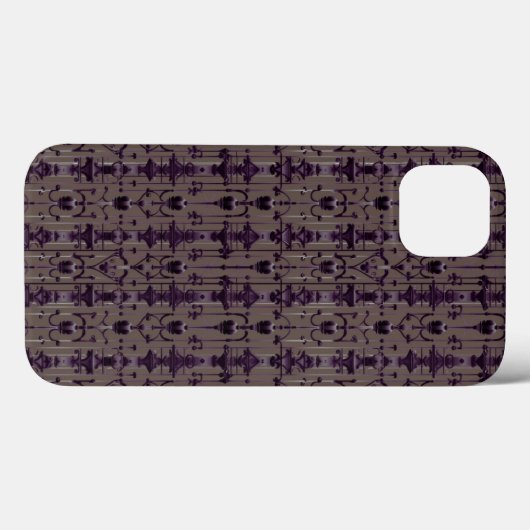 smeedijzer noir Case-Mate iPhone case (Achterkant (horizontaal))