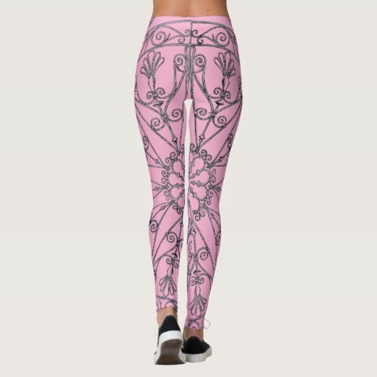 Smeedijzeren kunst broek leggings (Achterkant)