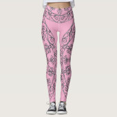 Smeedijzeren kunst broek leggings (Voorkant)