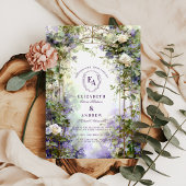  smeedijzeren poort tuin bruiloft kaart