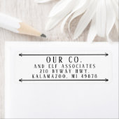 SMEEDIJZEREN STAVEN ADRES ETIKET (Insitu)