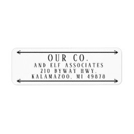 SMEEDIJZEREN STAVEN ADRES ETIKET