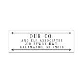 SMEEDIJZEREN STAVEN ADRES ZELFINKTENDE STEMPEL (Design)