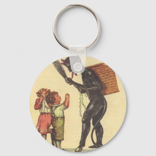 Smeekt Krampus Sleutelhanger (Voorkant)