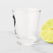 Smeer de beste man uit de wereld shot glas (Rechts)