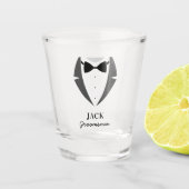 Smeer de beste man uit de wereld shot glas (Voorkant)