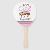 S'meer gender onthullen stempeddel handwaaier (Achterkant)