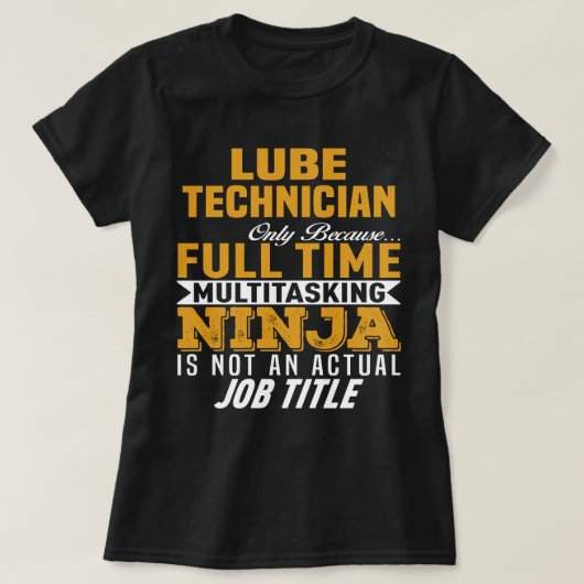 smeertechnicus t-shirt (Design voorkant)