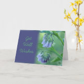 Smeerwortel Get Well Wishes voor elke gelegenheid- Kaart (Gele Bloem)