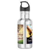 Smeeuw voor het water (18oz) waterfles  (Achterkant)