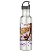 Smeeuw voor het water (24oz) waterfles  (Voorkant)