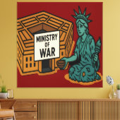 Smeken om vrede: vrijheid voor de minister canvas afdruk (Insitu (Woonkamer))