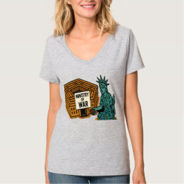 Smeken om vrede: vrijheid voor de minister t-shirt