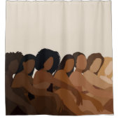 Smelande damesdouchergordijn douchegordijn (Voorkant)