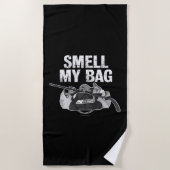 Smell My Bag (hockey stench) Strandlaken (Voorkant)
