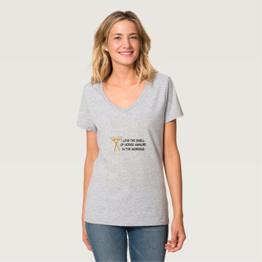 Smell of horse manure t-shirt (Voorkant volledig)