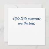 Smell the Flowers Kaart (Achterkant)