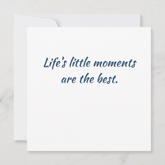 Smell the Flowers Kaart (Achterkant)