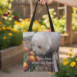 Smell the Flowers Tote Bag