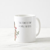 Smell the Roses Black Girl Koffiemok (Voorkant rechts)