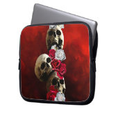 Smell the Roses (while you can) Laptop Sleeve (Voorkant Links)