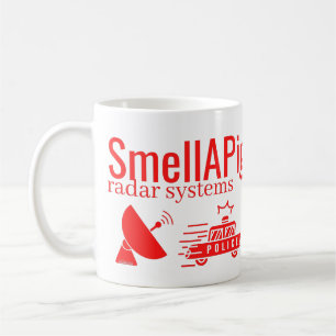 SMELLAPIG RADAR SYSTEMEN grappig sarcastisch Koffiemok