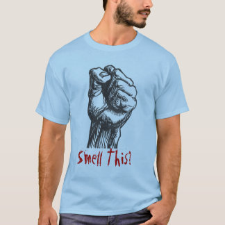 Smells als een begraafplaats t-shirt
