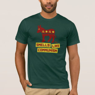 Smells als het communisme t-shirt