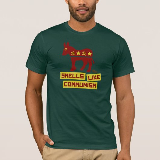 Smells als het communisme t-shirt (Voorkant)